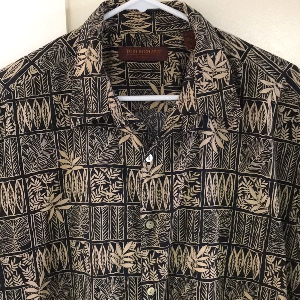 Tori Richard Men’s Dress Shirt, XL